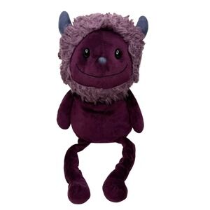 Jellycat Gibbles Gremlin Purple Monster Plush Stuffed Animal Toy Small Horns